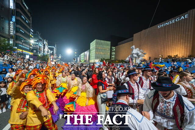 지난달 24일부터 28일까지 열린 천안흥타령춤축제 2025 모습 /천안시