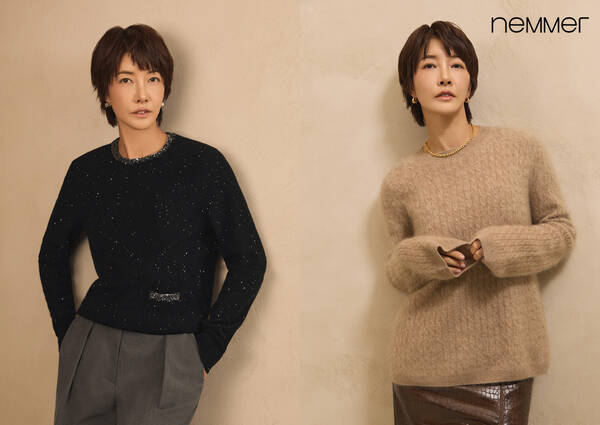 롯데홈쇼핑이 지난 18일 25FW 시즌 전략 패션 브랜드 네메르(neMMER) 론칭 방송을 진행했다. /롯데홈쇼핑