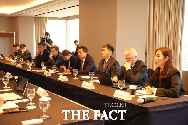 16일 서울 중구 롯데호텔 서울에서 열린 ALATAU RISE With Kazakhstan 비즈니스 미팅 참석자 모습. /카자흐스탄 투자청