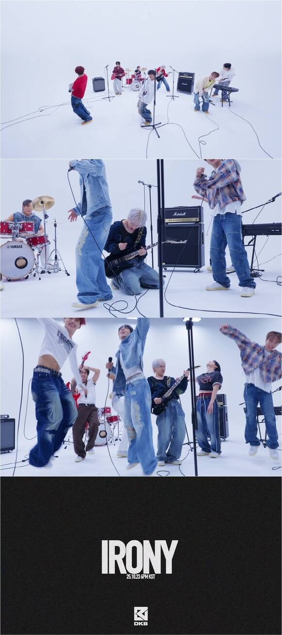 그룹 다크비가 23일 아홉 번째 미니 앨범 Emotion을 발매한다. 이에 앞서 다크비는 21일 타이틀곡 Irony의 뮤직비디오 티저를 공개했다./브레이브 엔터테인먼트