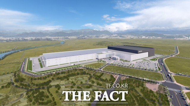 고창군에 들어서는 삼성전자 스마트허브단지(물류센터). /고창군