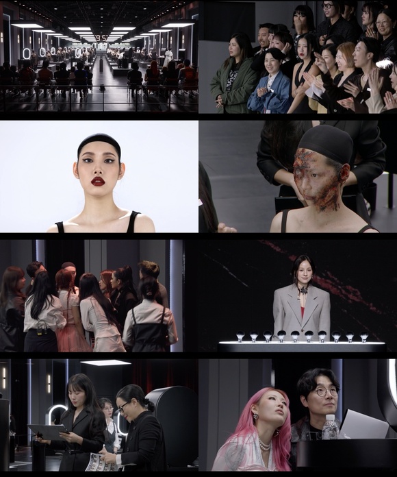 저스트 메이크업 1~3회에서는 참가자 60인이 필살기 메이크업이라는 주제로 대결을 펼치는 모습이 그려졌다. /쿠팡플레이