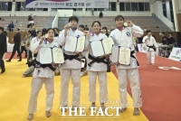  고창군청 여자유도부, 전국체전서 은메달 1개·동메달 3개 획득