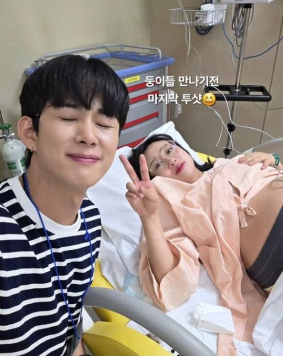 방송인 손민수가 23일 임라라의 중환자실 입원 소식을 전하며 아내가 건강을 회복할 수 있도록 기도해 달라고 부탁했다. /손민수 소셜미디어