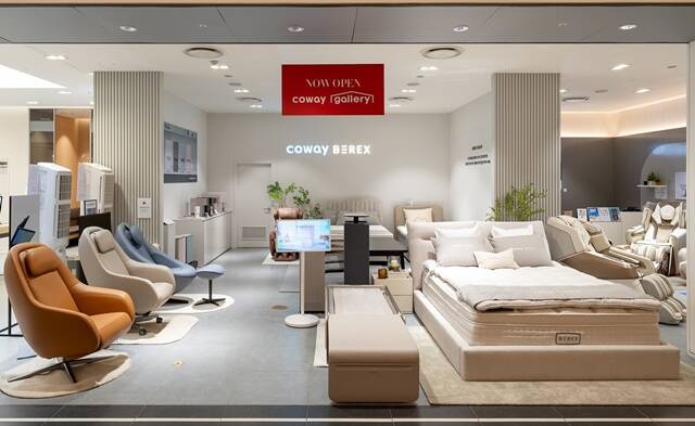 코웨이는 경기 북부권 최초 매장인 코웨이 갤러리 신세계백화점 의정부 직영점을 오픈했다고 23일 밝혔다. /코웨이