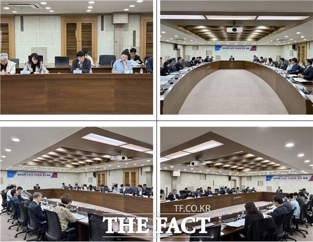 23일 인천시청 영상회의실에서 시정혁신단 주최로 인천 지역 수도권 규제 완화 방안 정책토론회가 열리고 있다./인천시