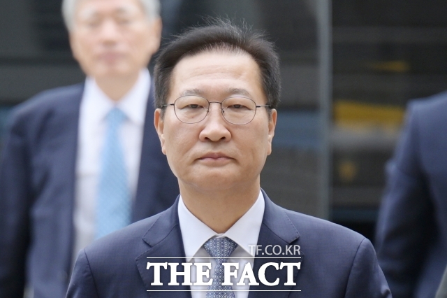 12·3 비상계엄 당시 내란에 가담했다는 혐의를 받는 박성재 전 법무부 장관이 23일 내란 사건을 수사하는 조은석 특별검사팀 조사에 두 번째로 출석했다. /장윤석 기자