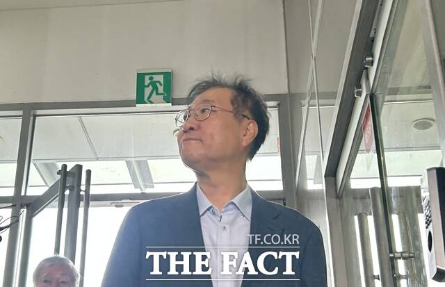 박성재 전 법무부 장관이 24일 오전 서울 서초구 채상병특검 사무실에 출석하고 있다. /김해인 기자