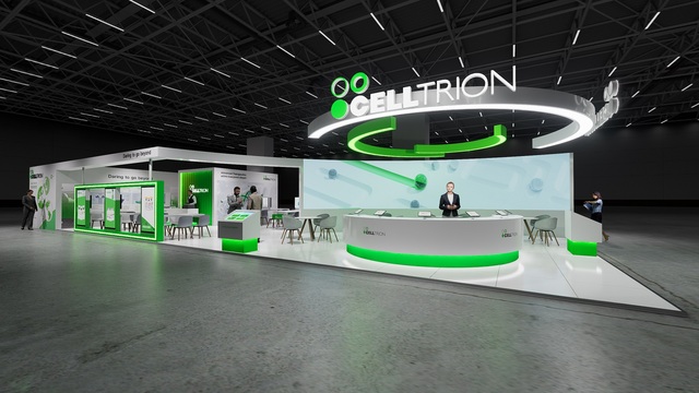 CHPI 월드와이드 2025에 참가한 셀트리온의 부스. /셀트리온