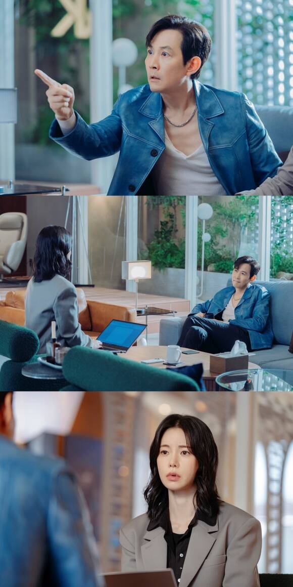 배우 이정재와 임지연의 관계성을 엿볼 수 있는 tvN 새 월화드라마 얄미운 사랑 스틸컷이 공개돼 눈길을 끌었다. /tvN