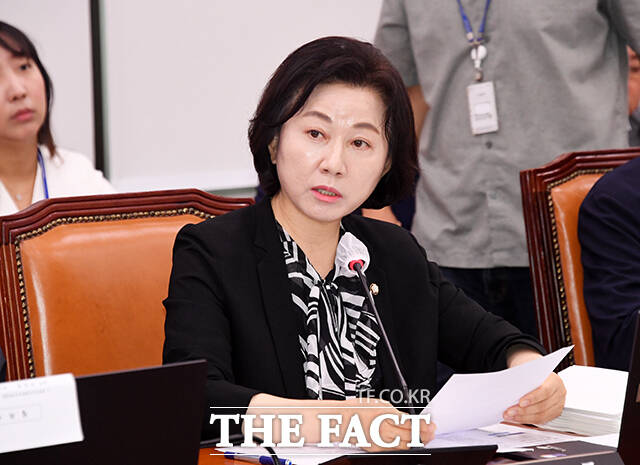 질의하는 송옥주 더불어민주당 의원 /더팩트 DB