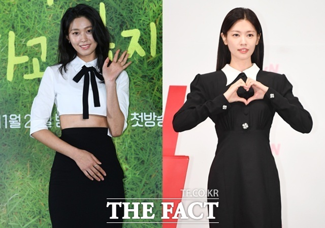 배우 김설현(왼쪽)과 정소민이 소속사 이음해시태크와 전속계약을 종료했다. /더팩트 DB