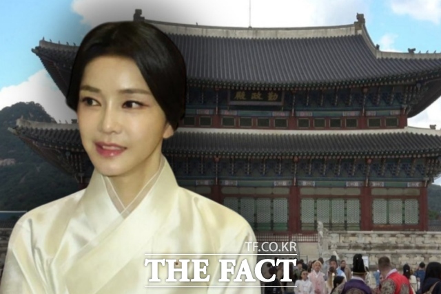 23일 방문한 국보 223호 경복궁 근정전의 모습. / 서울 종로구=김민지 기자