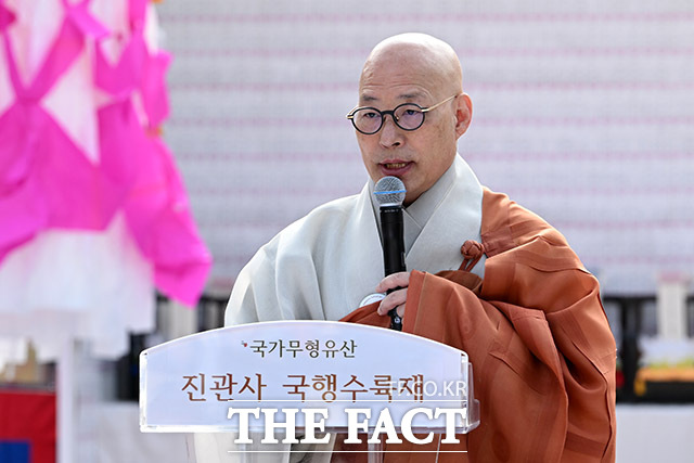 대한불교조계종 총무원장 진우스님.