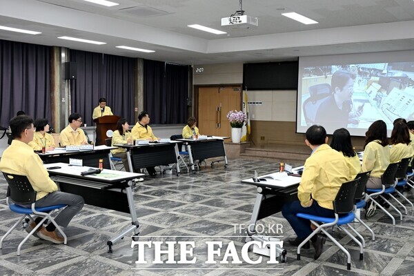 대전 중구가 24일 재난대응 안전한국훈련 통합연계훈련을 실시했다. /대전 중구