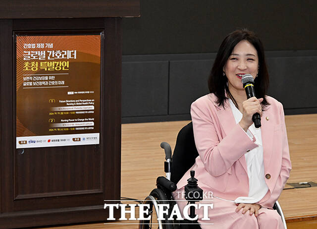 국민의힘은 이상경 국토교통부 1차관이 부동산 갭투자 논란 끝에 사퇴한 것과 관련해 이재명 대통령의 대국민 사과를 촉구했다. 사진은 최보윤 국민의힘 수석대변인. /배정한 기자