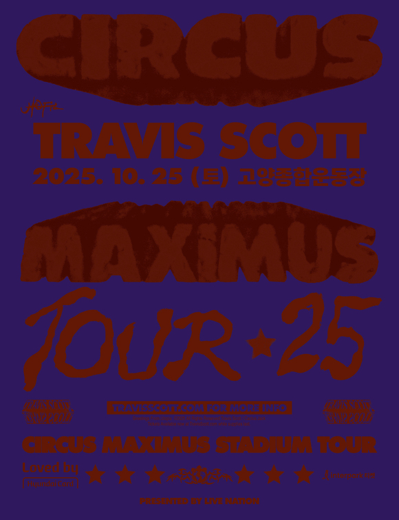 트래비스 스캇의 CIRCUS MAXIMUS 투어는 북미와 유럽에서 이미 170만 명이 넘는 관객을 동원했으며 이번 아시아 투어를 마치면 누적 관객수 200만 명을 넘길 것이 확실 시 된다./라이브네이션코리아