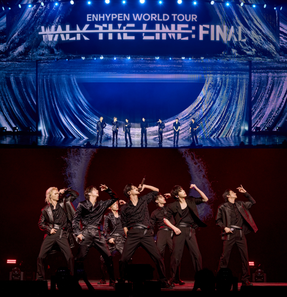 엔하이픈은 24일부터 26일까지 서울 올림픽공원 KSPO돔에서 월드투어 앙코르 공연 ENHYPEN WORLD TOUR WALK THE LINE : FINAL을 개최했다. /빌리프랩