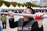  남녀노소 모두 건강하고 즐겁게…'9988 서울체력장' [TF사진관]