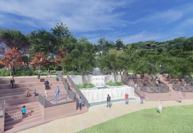 금천구는 시흥4동 산138-3 일대 산기슭공원에 총 21억원을 투입해 기후변화 대응형 녹지공원을 조성한다. /금천구