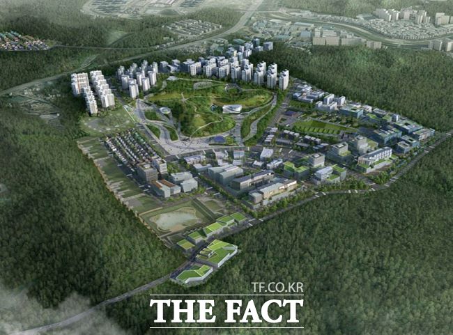 박달스마트시티 조성 사업 조감도./안양시