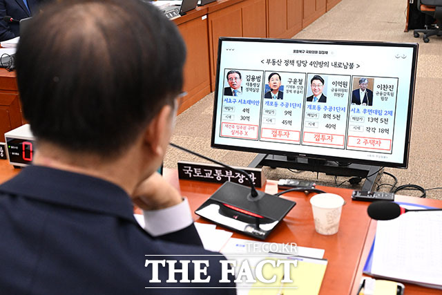 의원 질의 듣고 생각에 잠긴 김 장관.