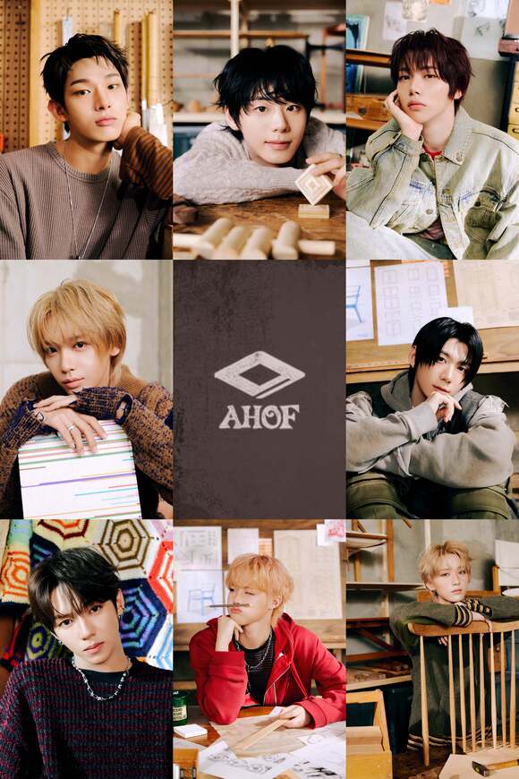 아홉은 혼란과 방황, 불안 등 내면의 성장통을 겪으며 성숙해지는 이야기를 새 앨범에 담았다. /F&F엔터