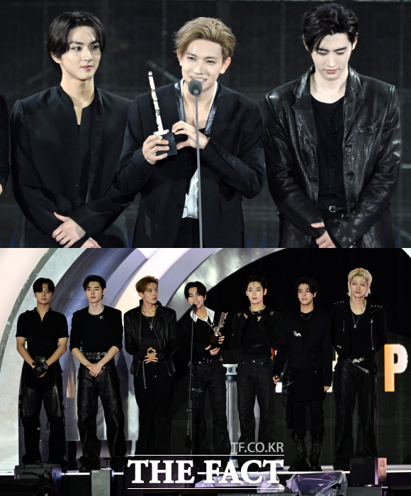 엔하이픈은 세 개의 상을 주신 엔진 여러분들, 너무 감사하다. 멋진 앨범을 준비해서 멋진 엔하이픈으로 돌아오겠다고 기대감을 높였다. /임영무 기자