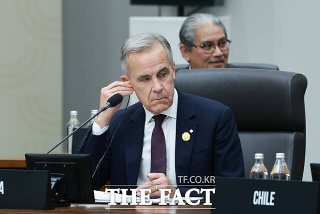 마크 카니 캐나다 총리. /APEC 2025 KOREA & 연합뉴스