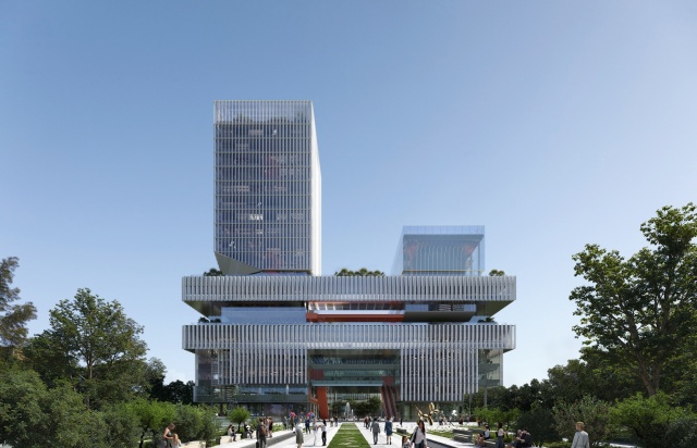 영등포구는 통합 신청사 건립을 위한 국제설계공모 결과를 31일 발표했다. 사진은 신청사 조감도 /영등포구