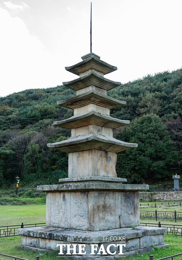 내달 국보 지정을 앞두고 있는 서산 보원사지 오층석탑. /서산시