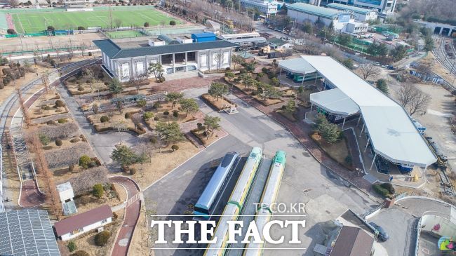 철도박물관 전경. /의왕시