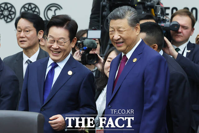 2014년 7월 방한 이후 11년 만에 국빈 방문한 시 주석은 내달 1일까지 2박 3일 일정으로 경주에 머물며 APEC 정상회의 참석과 한중정상회담 등 주요 일정을 소화한다. /APEC 2025 KOREA & 연합뉴스