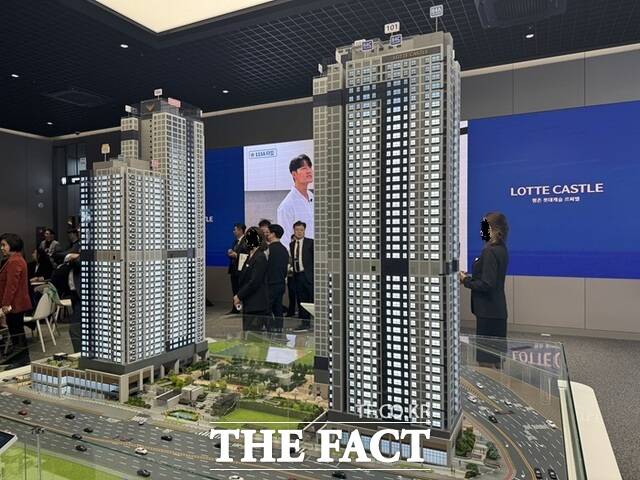 롯데캐슬 르씨엘은 지하 5층~지상 48층, 4개 동, 총 900실 규모로 조성된다. 입주는 2029년 10월 예정이다. /황준익 기자