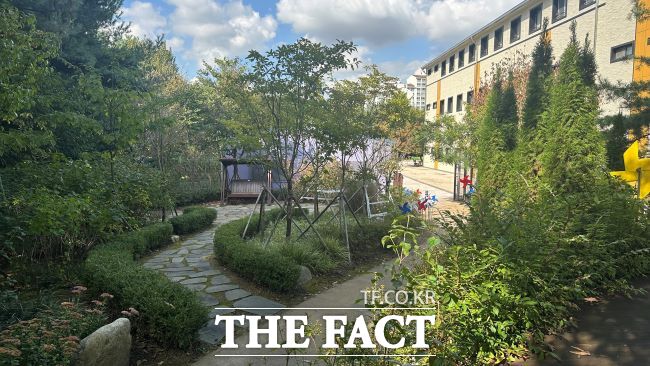 부천시 ‘시온고등학교’의 학교숲 /경기도