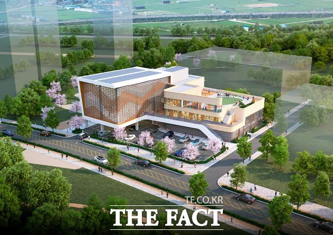 과천시 지식정보타운 문화체육시설 조감도. /과천시