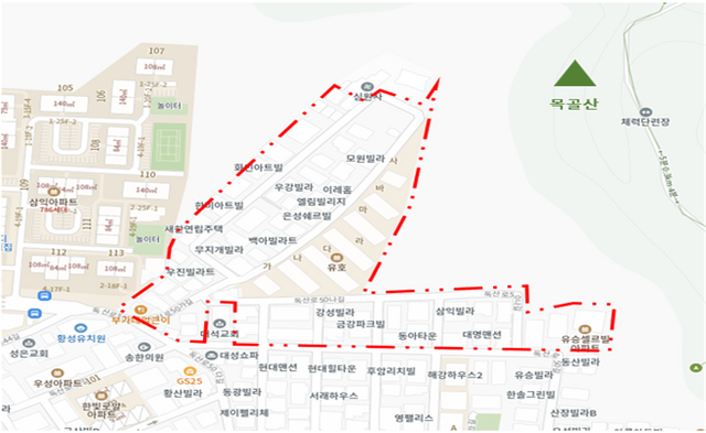 서울시는 지난 3일 제5차 주택재개발 후보지 선정위원회를 개최하고 시흥4동 1 일대 등 7곳을 신통기획 후보지로 선정했다고 4일 밝혔다. 사진은 금천구 시흥4동 1 일대. /서울시