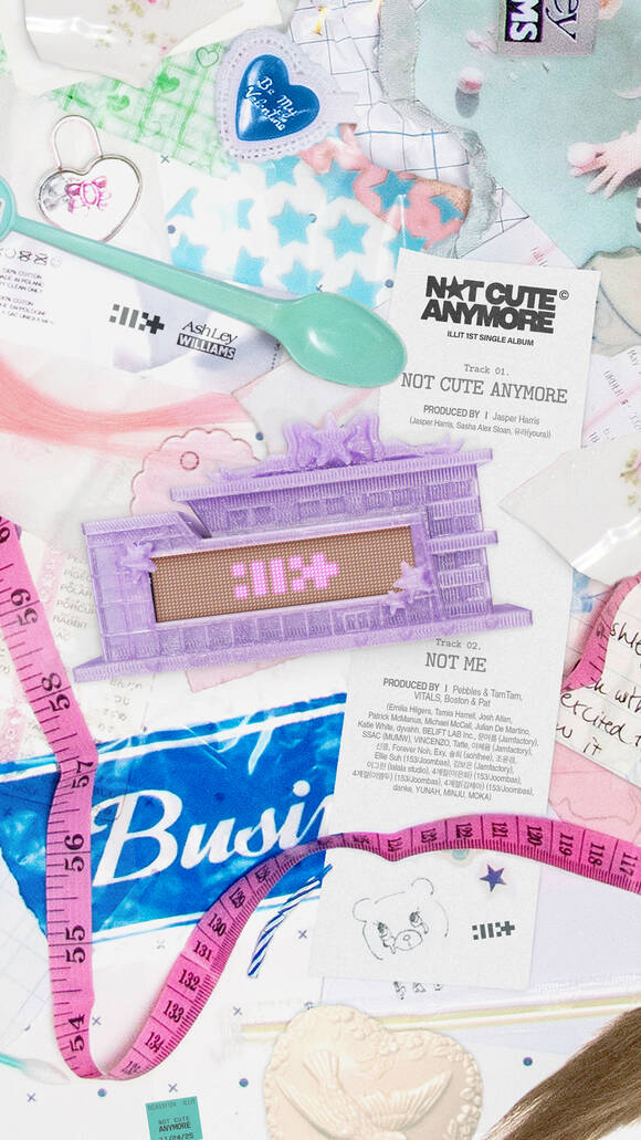 그룹 아일릿이 3일 첫 싱글 NOT CUTE ANYMORE의 트랙 모션을 공개했다./빌리프랩