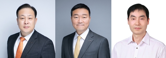 삼양그룹 2026년 정기 임원인사. 사진은 왼쪽부터 이운익 삼양사 신임 대표이사, 윤석환 삼양패키징 신임 대표이사, 안태환 삼양KCI 신임 대표이사. /삼양홀딩스