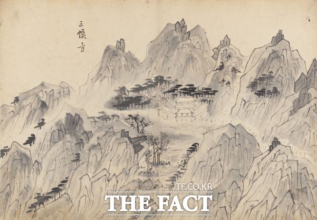 삼성기유첩 작품 ‘삼막사’. /안양시