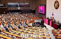  텅 빈 107석…국힘 보이콧에 반쪽짜리 시정연설