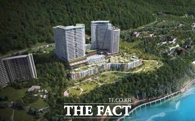 거제 소동 휴양콘도미니엄 조감도 /거제시