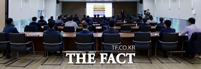 한전KDN이 제어시스템 보안 모니터링 체계 구축 워크숍을 개최하고 있다./한전KDN