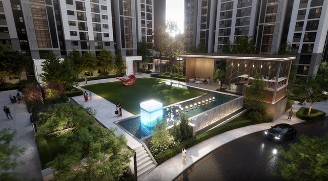 현대건설은 지난 5월 업무협약을 체결한 서울 삼성동 힐스테이트 2단지에 더 뉴 하우스를 처음 적용한다. 사진은 힐스테이트 2단지 조감도. /현대건설