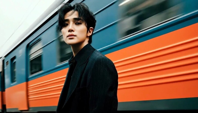 가수 유현우가 지난 9월 싱글 No control를 발표하면서 사진 단 한 장을 기반으로 AI로 제작된 뮤직비디오를 선보였다. 영화 공기살인의 조용선 감독이 연출했다. 사진은 뮤직비디오 속 장면. /레드블랙엔터, 스튜디오제이와이