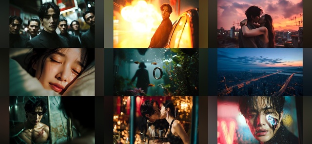 조용선 감독이 유현우의 No control 뮤직비디오를 100% AI 툴로만 제작했다. 사진은 뮤직비디오 장면. /영상 캡처