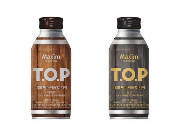 동서식품은 RTD 커피음료 신제품인 맥심 에스프레소 티오피 배럴 에이지드향 커피를 오는 11일 출시한다. 이 제품은 오크 배럴에서 커피 원두를 숙성시켜 만들었다. /동서식품