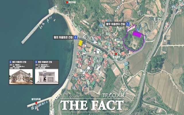 황포항 계획도 /거제시