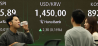  원·달러 환율 1450원 돌파…7개월 만에 최고치