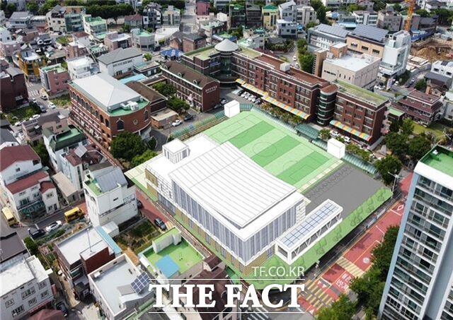 엄사초 학교복합시설 조감도. /충남도교육청